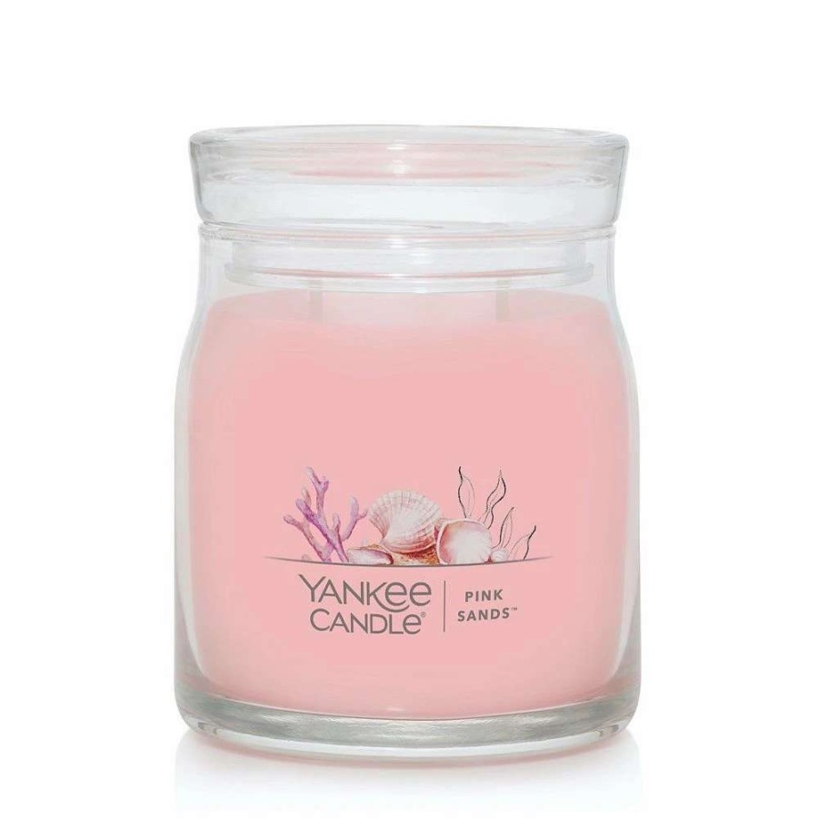 Jar Candles * | Yankee Candle Pink Sands 13-Oz. Signature Medium Candle Jar