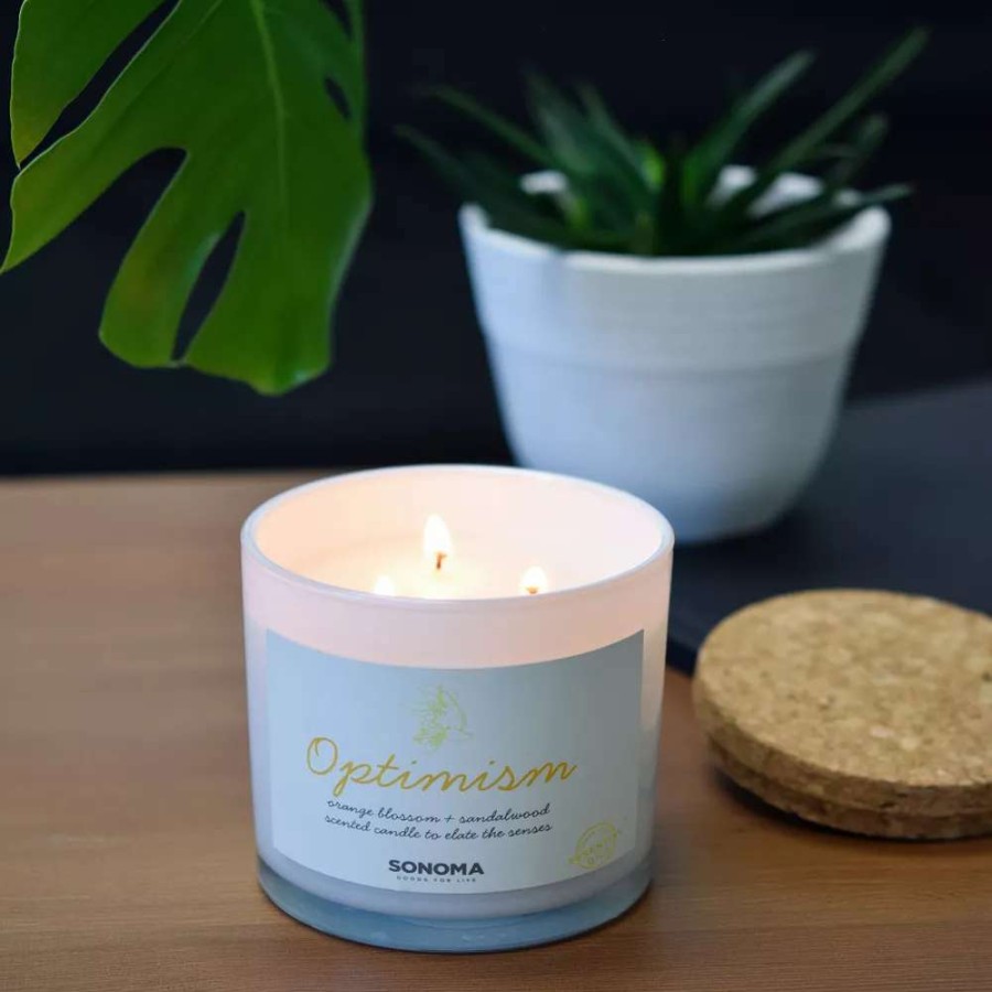 Jar Candles * | Sonoma Goods For Life Spa Optimism 3-Wick Candle Jar