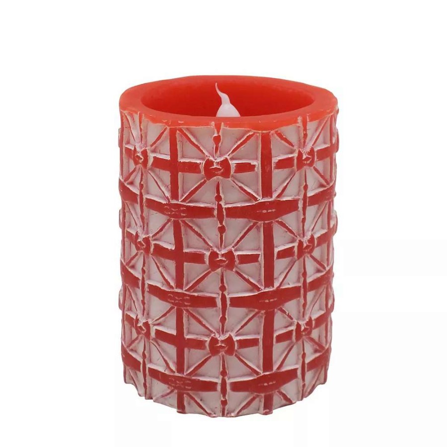 Pillar Candles * | Sonoma Goods For Life Red Led Pillar Candle